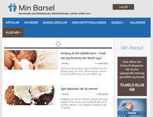 Tablet Screenshot of min-barsel.dk